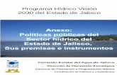 Programa Hídrico Visión 2030 del Estado de Jalisco · 2016-07-20 · desarrollo del estado y mejorando la efectividad y eficiencia de los procesos de gestión ambiental al descentralizar