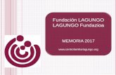 Fundación LAGUNGO LAGUNGO Fundazioa · 2019-02-18 · · En los grupos de psicoterapia y de duelo por separación o pérdida de seres queridos. · En el grupo de expresión emocional
