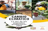 CAMBIO CLIMÁTICOcomerciojusto.org/.../uploads/2016/05/cambioclimatico.pdfEl cambio climático viene afectando a los productores/as ya que la variabilidad de las condiciones climáticas