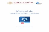Manual de automatriculación · 2020-03-31 · 3 Introducción Este manual te servirá de apoyo para automatricularte en los cursos que se ofertan en la Universidad Pedagógica Nacional,