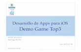 Desarrollo de Apps para iOSsantiago/docencia/ios/2014-16/... · 2015-12-09 · $ gem install rails --version=4.0.1 Ejecutar: $ rails new gametop3 $ cd gametop3 $ rails generate scaffold