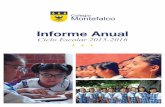 Informe Anual … · informe de actividades del curso 2015-2016, en el primer año escolar en el que el Colegio Montefalco forma parte de la labor social que promueven los egresados