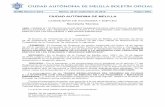 CIUDAD AUTÓNOMA DE MELILLA BOLETÍN OFICIAL · Contencioso-Administrativo, recurso ante la Sala de lo Contencioso-Administrativo del Tribunal Superior de Justicia de Andalucía.