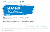 Florida’s Blue Cross and Blue Shield Plan 2018 · BlueMedicare Complete Rx (PDP) S5904-002 BlueMedicare Group PPO (Employer PPO) BlueMedicare Group Rx (Employer PDP) Este formulario