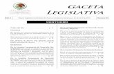 Congreso del Estado de Veracruz - Gaceta Legislativa · 2015-04-22 · de la Ley Orgánica del Municipio Libre del Estado de Veracruz de Ignacio de la Llave, ... gobierno federal