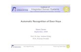 Automatic Recognition of Door Keys - TU Kaiserslautern · 2010-03-29 · Sensor Signal Processing 3 Prof. Dr.-Ing. Andreas König Introduction • The goal of this project is to design