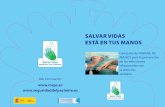 Salvar vidaS eStá en tuS manoS - Català : Inicicv.udl.cat/.../imatges/recescr/DipticoManosLimpias.pdf · manos entre personas o con objetos contaminados. Todos podemos ayudar a