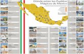 Dónde estan los Pueblos Mágicos de México · de Pueblos Mágicos, con lo que suman 111 destinos que recibieron un presupuesto de 17 millones de euros en 2016. Dónde estan los