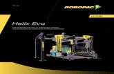 Helix Evo - Robopac Sistemi EVO - PT-ES.pdfb Movimiento manual activado a través de iconos 3D b Solucionador de problemas avanzado como opcional b Documentación técnica en la pantalla.