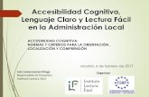 Presentación LUIS LANNE Jornadas Femp Accesibilidad Cognitivafemp.femp.es/files/566-2082-archivo/Ponencia Luis Lanne-Lenne Ort… · Usar pictogramas para facilitar la comprensión.