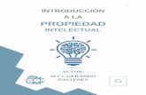 1 INTRODUCCIÓN A LA PROPIEDAD2015.igem.org/wiki/images/4/4f/Tec_Guadalajara_Introduction_to... · infrinjan las leyes o reglamentos y (2) de impedir que terceros la utilicen sin