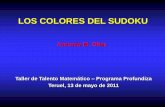 LOS COLORES DEL SUDOKUttm.unizar.es/2010-11/colores_sudoku_TTM_Teruel.pdfcoloreado el mapa político de España. CUESTIONES ¿Cómo son los grafos 1-coloreables? ¿Cómo es un grafo