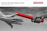 Informe de Resultados 2016 - bmerf.es · La cifra de negocio de ADVEO en el año 2016 está condicionada por nuestro reposicionamiento en el segmento de EOS tras la cesión en Agosto