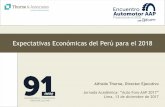 Expectativas Económicas del Perú para el 2018 · 2017-12-19 · Contribución de la demanda interna al ... y las ventas al por menor registraron su mayor avance en 12 meses 4.4