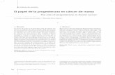 El papel de la progesterona en cáncer de mama€¦ · El papel de la progesterona en cáncer de mama Candanedo-González F, et al GAMO Vol. 11 Núm. 3, mayo – junio 2012 GAMO Vol.