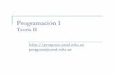 t2 [Modo de compatibilidad]proguno.unsl.edu.ar/clase2.pdf · Las funciones en C 1. Funciones pre-definidas agrupadas en bibliotecas Ejemplos: Manejo de strings (string.h) Funciones