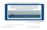 TRABAJO FIN DE GRADO - EPHYSLAB · la energía eólica marina (offshore), objeto principal de este estudio. Teniendo en cuenta la importancia de esta alternativa renovable, el presente