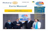 Carta Mensual - clubrunner.blob.core.windows.net · Celebración del Día de Rotary 10 Mes de la Paz y la Pre-vención y Resolución de Conflictos 11 Instituto de Liderazgo Rotario