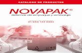 Somos una empresa de - Novapaknovapak.com.mx/wp-content/uploads/2018/07/CATALOGO... · Laminaciones de foam con burbuja en cualquiera de sus caras. 5 La burbuja de polietileno es