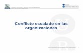 Asociación Asturiana de Ergonomía - PREVERASpreveras.org/docs/documentos/conflicto_escalado_en_las... · 2020-03-04 · Medina, Benitez y Munduate, 2011, en Benitez y cols., 2011