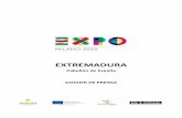 (Dossier ESP Extremadura Expo Milán) · Semana de Extremadura en Expo Milán 2015 (27-31 de julio) • Actividades para el público general • Actividades para profesionales •