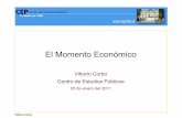 El Momento Económico...CEP, Centro de Estudios Públicos Vittorio Corbo 3 La Economía Mundial y sus Perspectivas-La economía mundial se recuperó del bajón de mitad del 2010.-En