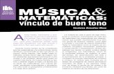 Verónica González Meza Acienciacompartida.mx/assets/musica-y-matematicas-vinculo...Verónica González Meza A mbas bellas, fascinantes y anti-quísimas: así son las matemáticas