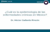 ¿Cuál es la epidemiología de las enfermedades crónicas en ... · enfermedades crónicas en México? Dr. Héctor Gallardo Rincón . Diabetes en el mundo FID, 2014. Diabetes en
