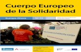 Cuerpo Europeo de la SolidaridadN-72... · Cuerpo Europeo de la Solidaridad Europa Ahora Concejalía de Desarrollo Económico, Empleo e Innovación. Ayuntamiento de Segovia C/Andrés
