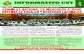 Lima, 04 de Marzo del 2019 - Boletín Nº 04 ASAMBLEA ... 04 CDN... · FED - CUT Lima, 04 de Marzo del 2019 - Boletín Nº 04 ASAMBLEA NACIONAL DE DELEGADOS ACORDÓ DEFENSA DE ESSALUD