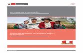 INFORME DE EVALUACIÓN - Midisevidencia.midis.gob.pe/.../2018/05/Informe_Final_16.pdfDirecto a los Más Pobres - JUNTOS” Estudio de Evaluación del Programa Nacional de Apoyo Directo
