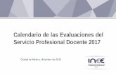 Calendario de Evaluaciones del Servicio Profesional ...ceppemschihuahua.mex.tl/uploads/s/n/h/b/nhb3... · La Ley del Instituto Nacional para la Evaluación de la Educación y la Ley