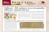 Opus Laudat Artificem Boletín Anualsiloe.es/en/descargas/pdf/Boletin_2016.pdf · De aquellos primeros balbuceos dan fe los Becerros de Valpuesta (casi dos siglos anteriores a las