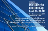 Autonomia e flexibilidade curricular na disciplina de Português: … · 2019-11-20 · Inglês, Português, TIC Retrato / Biografia Final do 1º Período . 7º ano Disciplinas Tema