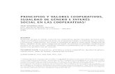 PRINCIPIOS Y VALORES COOPERATIVOS, IGUALDAD DE …ciriec-revistajuridica.es/wp-content/uploads/comen30-02.pdf · Principios y valores cooperativos, igualdad de género e interés