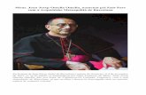 Arquebisbat de Barcelona - Mons. Joan Josep Omella Omella, … · 2017-04-20 · BAB 155 (2015) - novembre [1] 575 Mons. Joan Josep Omella Omella, nomenat pel Sant Pare Arquebisbe