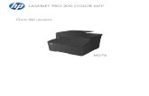 LASERJET PRO 200 COLOR MFP - Toner impresoras · Controladores de impresora compatibles (Windows) ..... 16 Cambio de la configuración de trabajos de impresión (Windows) ..... 17