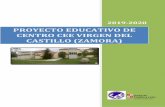 PROYECTO EDUCATIVO DE CENTRO - CPEE "VIRGEN DEL …ceevirgendelcastillo.centros.educa.jcyl.es/sitio/... · En el Art. 15 de la Orden EDU/519/2014, Sección 2.ª– Planificación