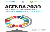AGENDA 2030 - Amazon Web Services · 2030. A pesar de todo esto, en el Parlamento la Agenda aún es percibida como una agenda exclusivamente de co - operación y no ha trascendido
