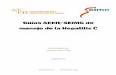 Guías AEEH/SEIMC de manejo de la Hepatitis Cww2.aeeh.es/wp-content/uploads/2017/03/documento-consenso.pdf · Guías AEEH/SEIMC de manejo de la Hepatitis C de pág 4 80 1. Introducción