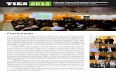 Conclusiones - TIES 2012ties2012.eu/docs/TIES2012_conclusions_es.pdftecnologías de la información y la comunicación (TIC) y su uso educativo. También sobre cuál podría, o tendría