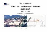 PLAN DE DESARROLLO URBANO - eudora.vivienda.gob.peeudora.vivienda.gob.pe/OBSERVATORIO/PAZYDESARROLLO/... · El Plan de Desarrollo Urbano 2007-2016 de Quishuar es un instrumento técnico