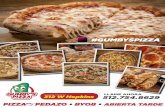 #GUMBYSPIZZAgumbyssanmarcos.com/wp-content/uploads/2018/08/GumbysSanMa… · La Pizza de PostreAsombroso 4.99 / 5.99 / 6.99 TIRAS 3 - 4.99 / 6 - 8.99 CALZONES GUMBYSSANMARCOS.com