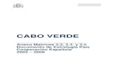 anexo DEP Cabo Verde 2005-2008 - AECID€¦ · Matriz 3.3 Objetivos estratégicos sectoriales y horizontales Objetivo, Ámbito de Actuación y ... de ciertos grupos técnicos de la