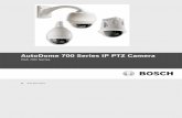 AutoDome 700 Series IP PTZ Cameraresource.boschsecurity.us/documents/AutoDome_700... · 4.11 Fecha/Hora 24 4.12 Mostrar texto 25 4.13 Modo avanzado: Interfaz Web 26 4.14 Apariencia