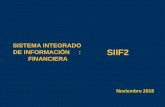 SISTEMA INTEGRADO DE INFORMACIÓN : FINANCIERAasucyp.org.uy/wp-content/uploads/2018/12/CONFERENCIA-SIIF-2.pdf · Empresarial Tecnología , Metodología y Servicios Implantación Todo