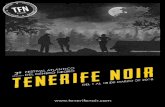 Tenerife Noir más negro que nuncatenerifenoir.com/wp-content/uploads/2018/03/... · 17 PROGRAMA SEMINARIO DE INVESTIGACIÓN JUEVES 1 9:00h Recepción y entrega de materiales. Vestíbulo