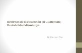 Retornos de la educación en Guatemala: Rentabilidad disminuye. 3 conf 2 Retornos... · 0% 10% 20% 30% 40% 50% 60% 70% 80% 90% 100% 2001 2002 2003 2004 2005 2006 2007 2008 2009 2010
