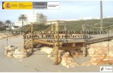 Presentaci n pasarelas Menorca [Modo de compatibilidad])€¦ · • platja de son bou • platja de sant tomÁs ... instalaciÓn de pasarela arenal de son saura –son parc ejecuciÓn