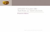2020 Guía de Tarifas y Servicios - UPS · 2020-01-21 · El Peso Dimensional puede ser aplicado a todos los servicios que le ofrece UPS, ya sean domésticos dentro de Puerto Rico,